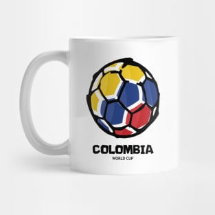 Colombia Football Country Flag Mug